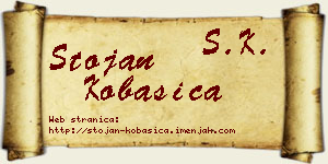 Stojan Kobasica vizit kartica
